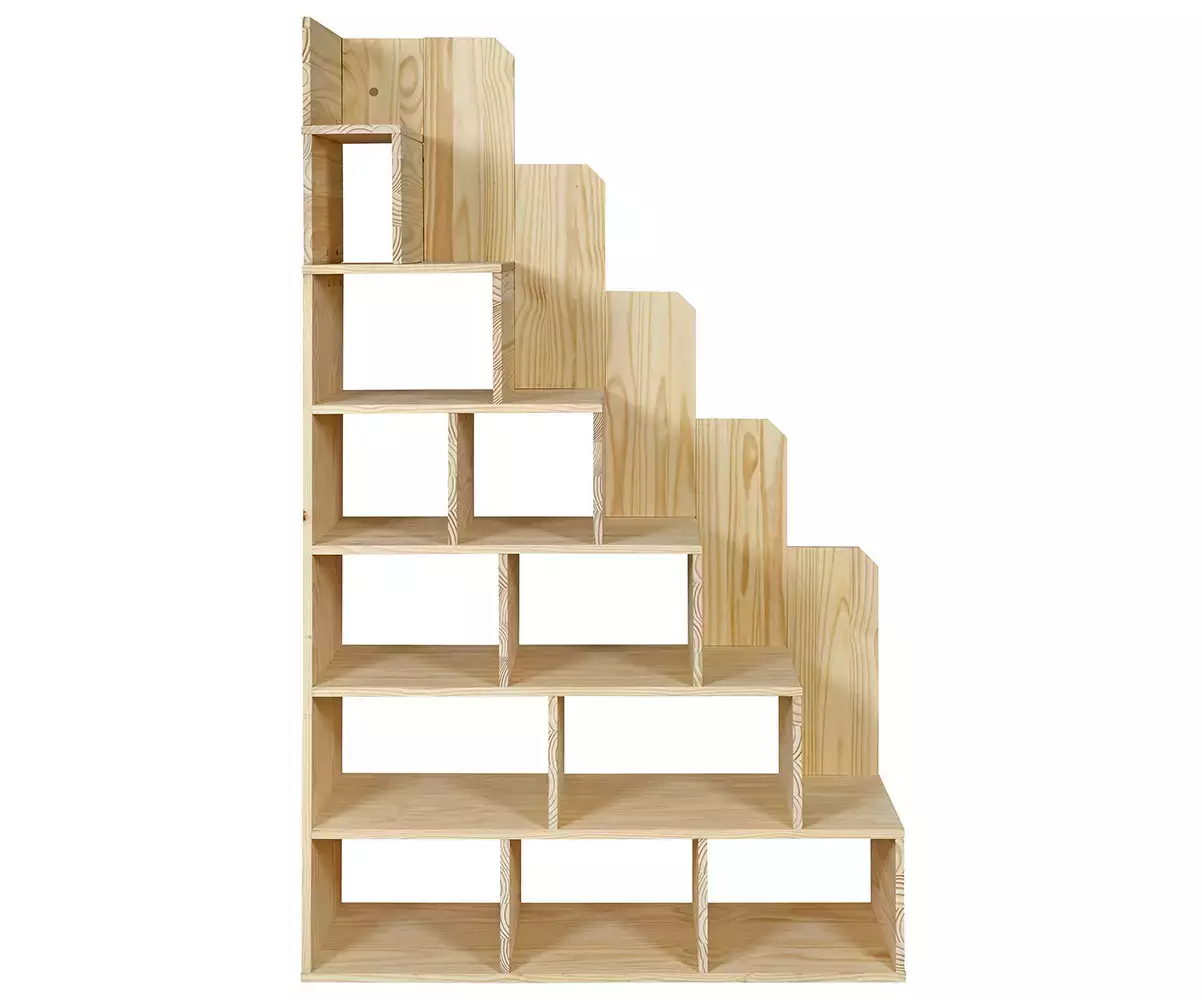 Escalier pour lit mezzanine 200x200 bois avec rangement Escalier pour lit mezzanine 200x200 bois avec rangement