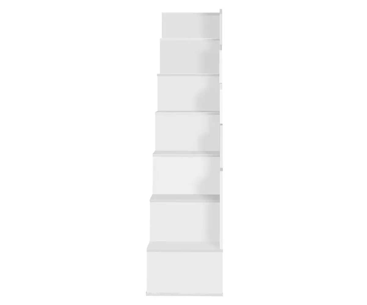 Escalier 5 ou 6 marches avec rambarde réversible blanc Escalier 5 ou 6 marches avec rambarde réversible blanc