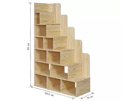 Dimension du module escalier pour lit mezzanine Palomar