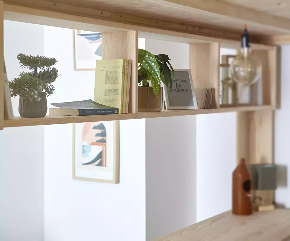 Etagère pour lit mezzanine Palomar bois naturel Etagère pour lit mezzanine Palomar bois naturel