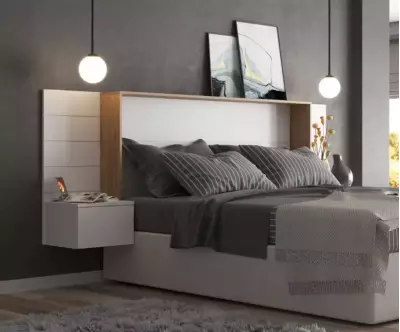 Tête de lit Hegoa avec encadrement bois