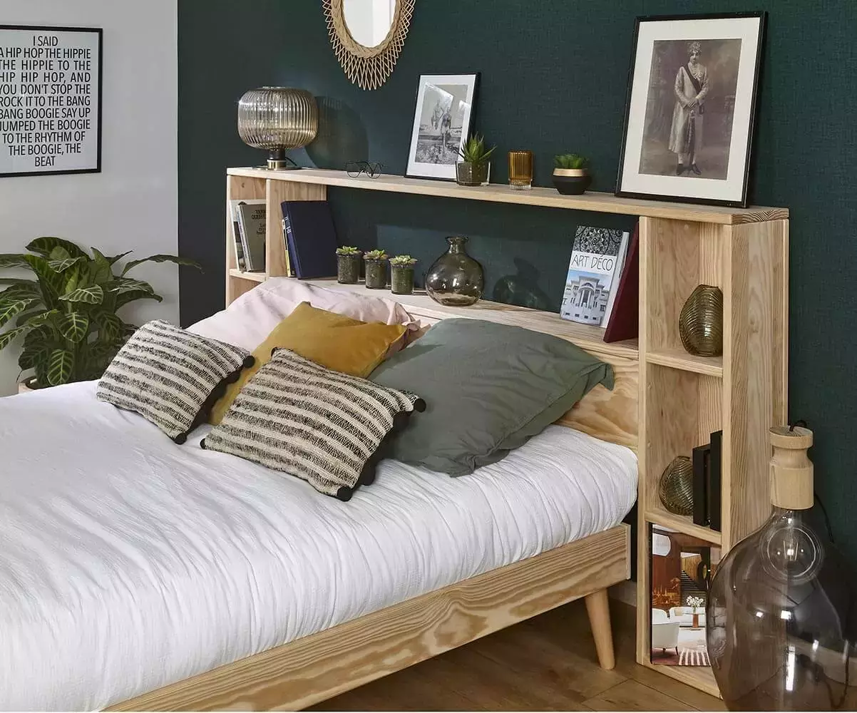 lit euphor avec rangements bois naturel lit euphor avec rangements bois naturel