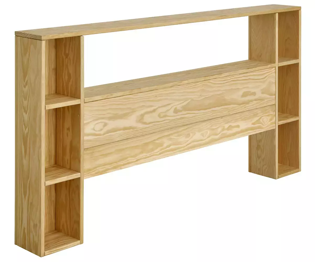 Tête de lit Mizar bois naturel inclus (face) Tête de lit Mizar bois naturel inclus (face)