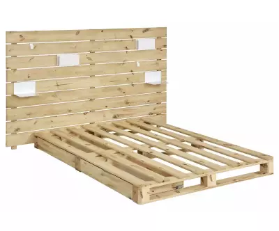Structure du lit Corfou en bois massif