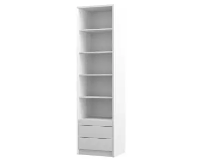 Colonne pour lit escamotable Selene blanche