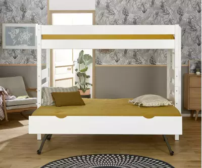 Sommier gigogne ouvert pour le lit superposé Alto
