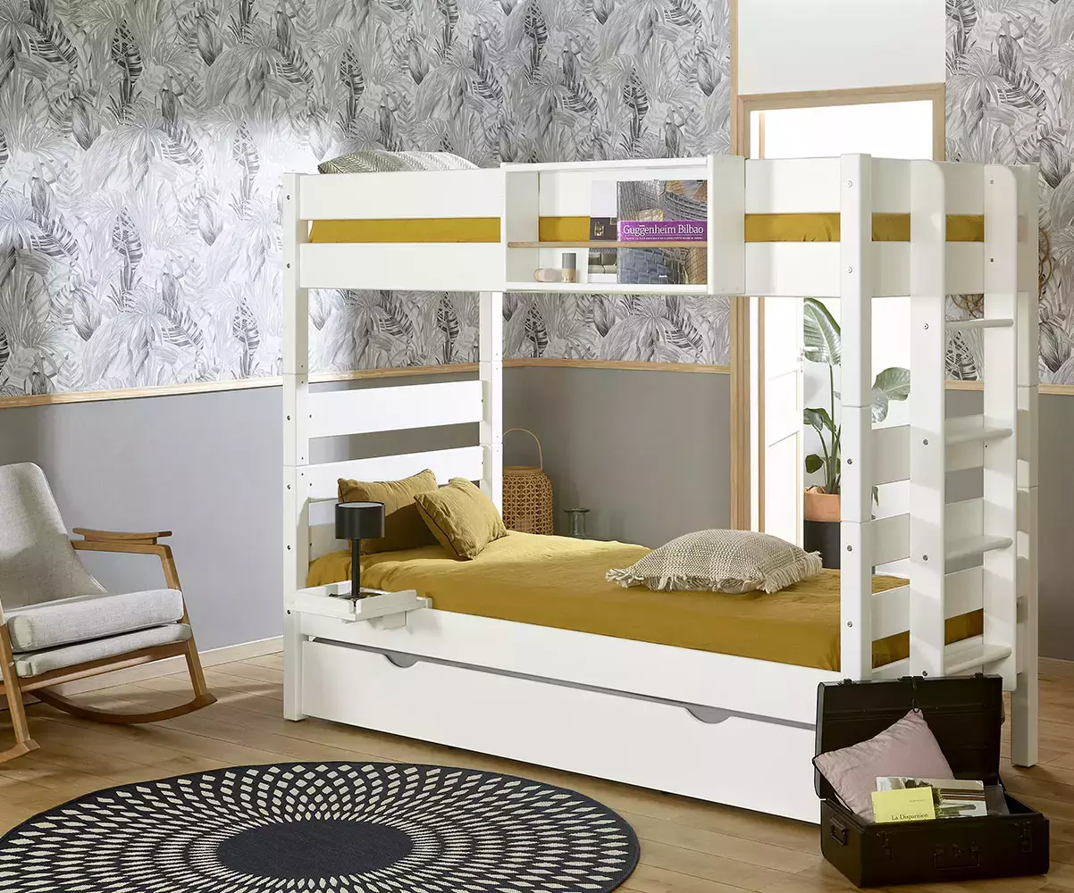 Lit superposé Alto avec accessoires en option Lit superposé Alto avec accessoires en option