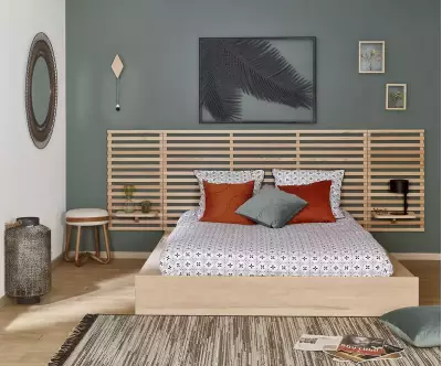 Ensemble tête de lit + lit Galion en option