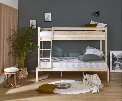 Lit superposé en bois