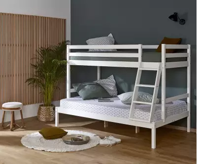 Lit superposé avec couchage double avec matelas