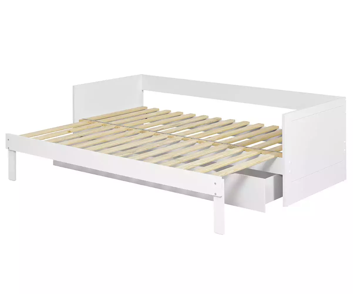 Sommier gigogne peigne ouvert du lit Waris