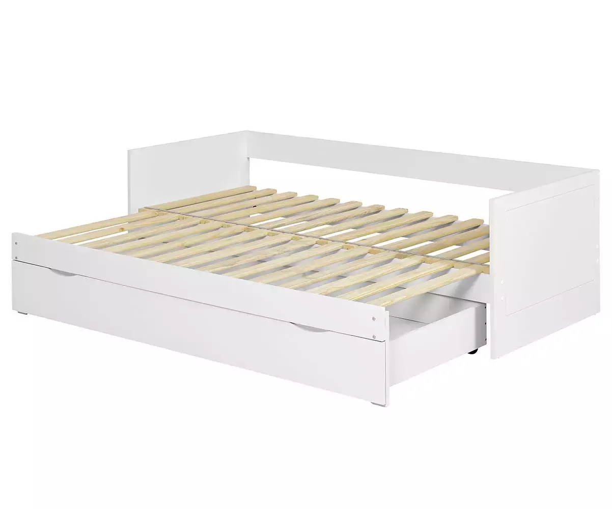 Lit gigogne Waris avec sommier peigne et tiroir