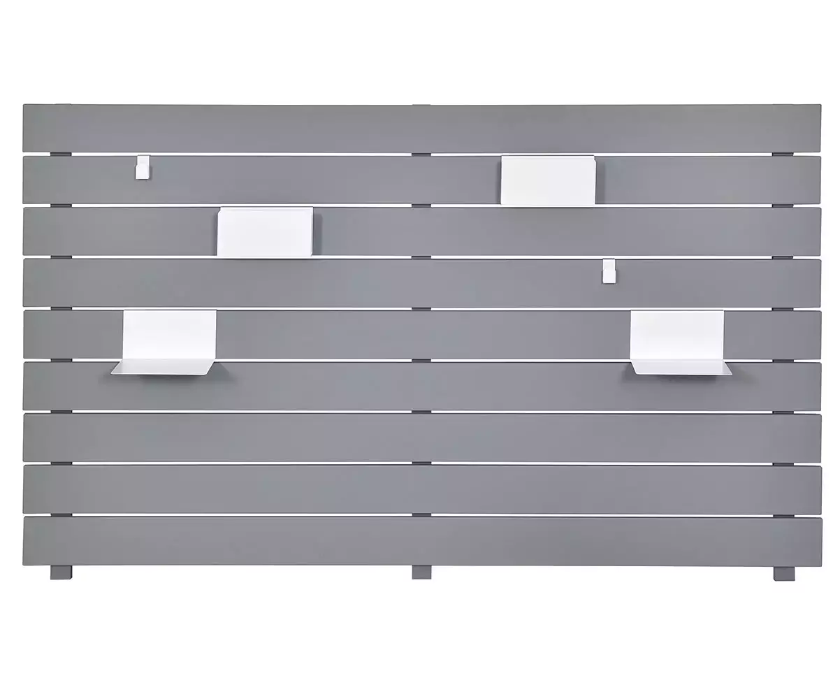 Tête de lit Ipar grise avec rangements Tête de lit Ipar grise avec rangements