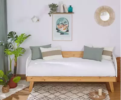 Lit gigogne Sloop bois et blanc
