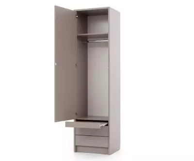 Colonne penderie taupe