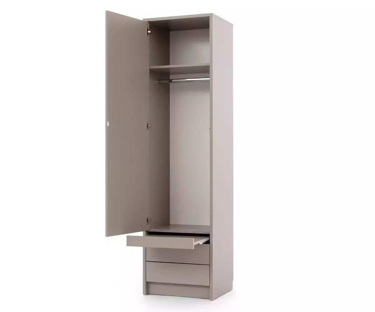 Colonne penderie taupe Colonne penderie taupe
