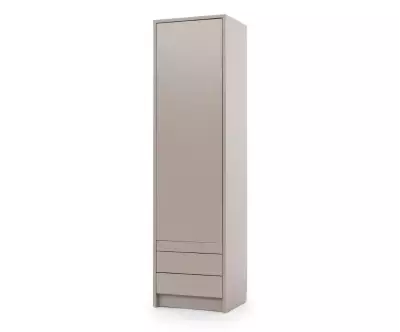 Colonne taupe avec porte