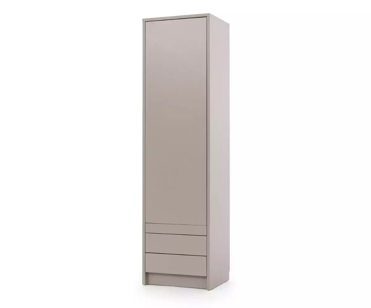 Colonne taupe avec porte Colonne taupe avec porte