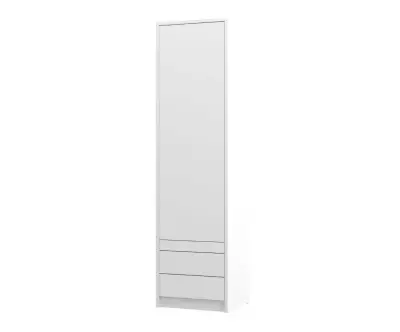 Colonne blanche avec porte