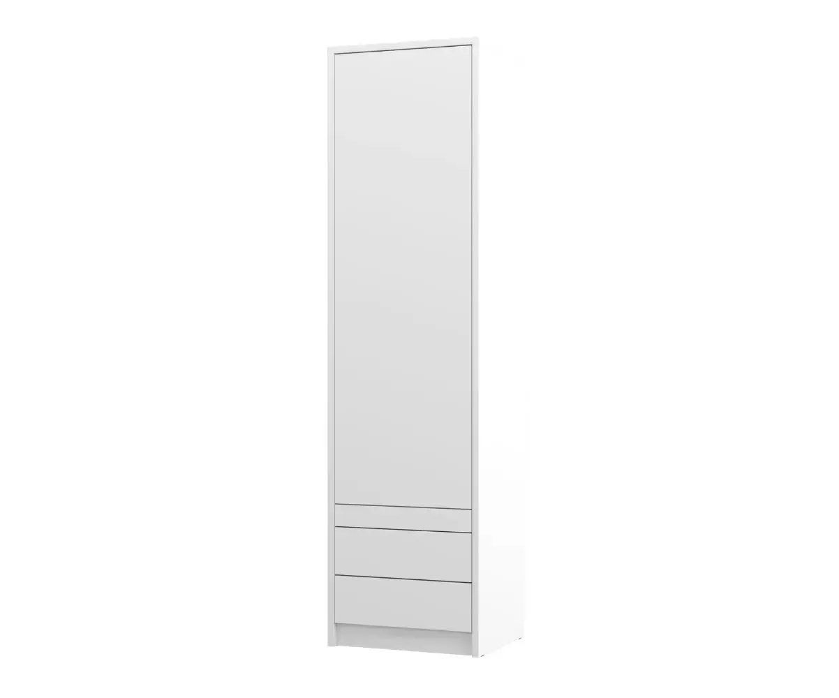 Colonne blanche avec porte Colonne blanche avec porte