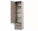 Colonne de rangement fermée avec étagères pour lit escamotable Sélène
