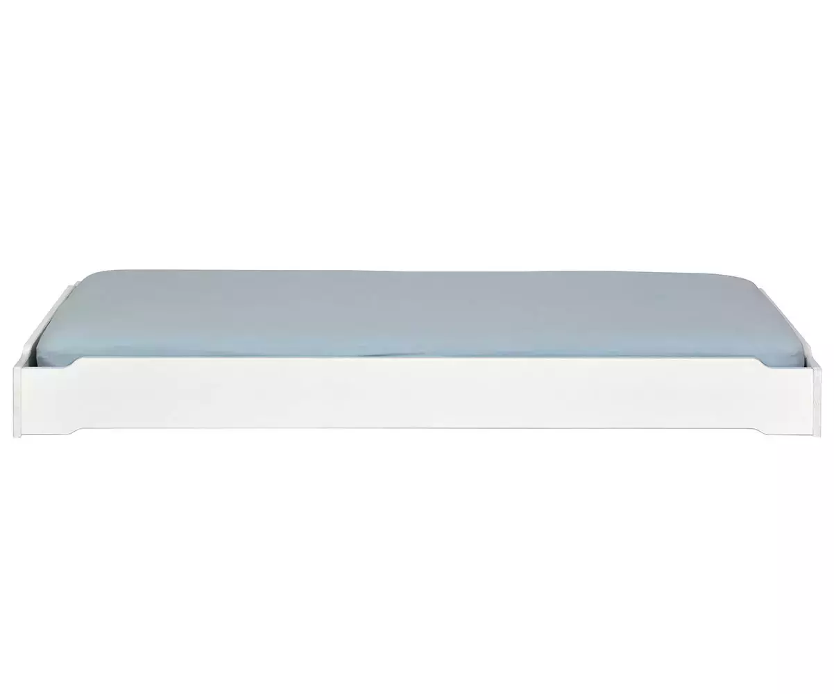 Lit empilable Vaka blanc en bois Lit empilable Vaka blanc en bois