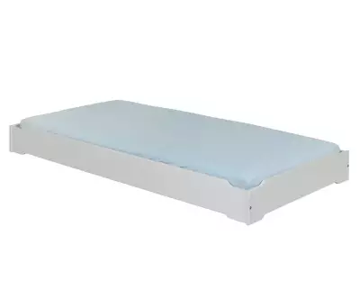 Lit empilable Vaka gris en bois