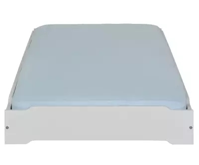 Lit en bois empilable Vaka gris avec matelas