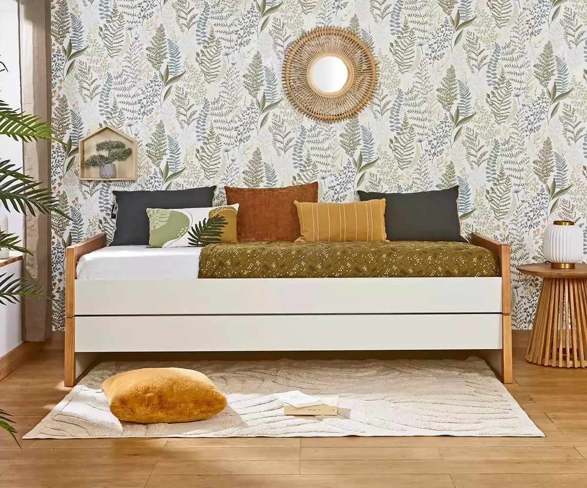 Lit Gigogne Hypnos Confortable et Modulable de face Lit Gigogne Hypnos Confortable et Modulable de face