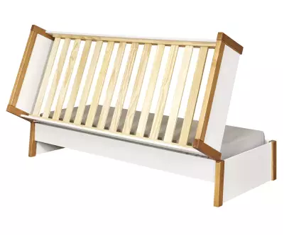 Lit Hypnos Ouverture 50% en Bois Massif