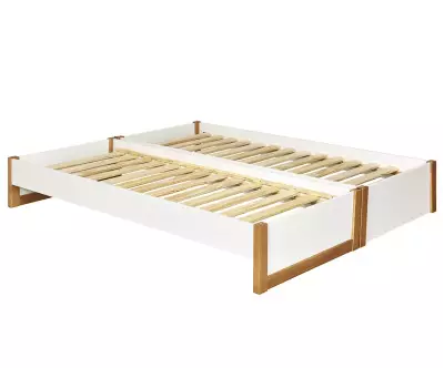 Lit Hypnos Ouverture 100% en Bois Massif