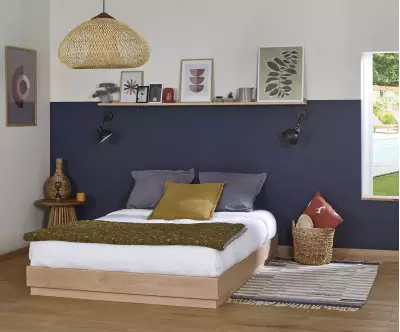 Pack lit avec sommier Lakana avec matelas