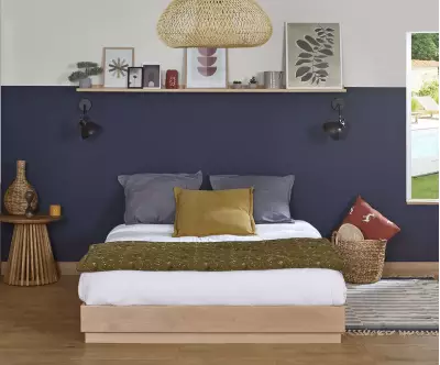 Lit en hêtre massif avec matelas