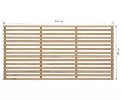 Dimensions de la tête de lit Hooker 174 cm