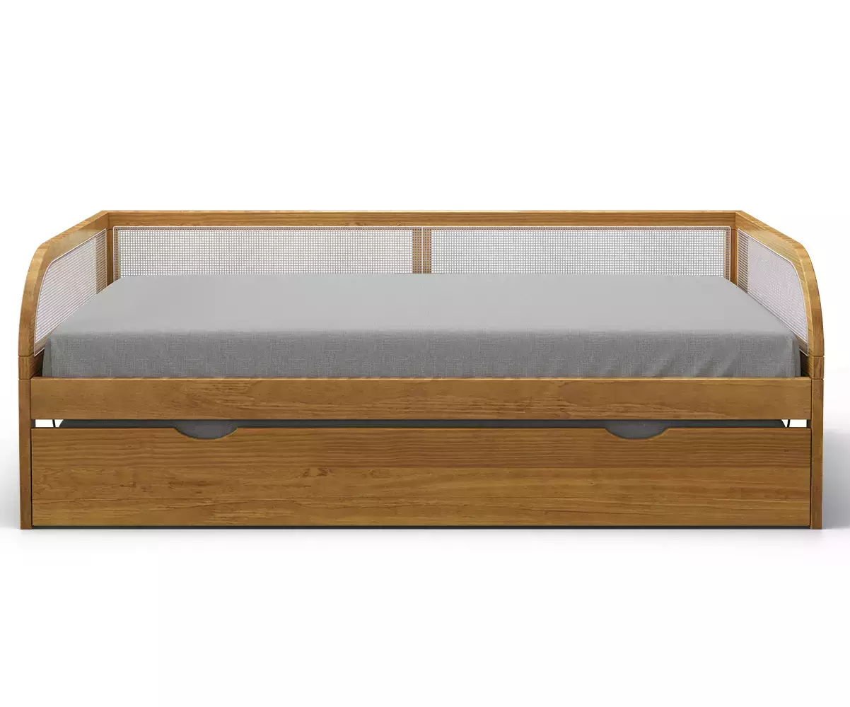Lit gigogne Makau pour adulte avec matelas en option Lit gigogne Makau pour adulte avec matelas en option