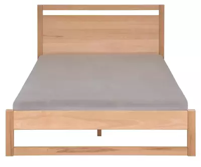 Lit double couchage Garay en bois massif
