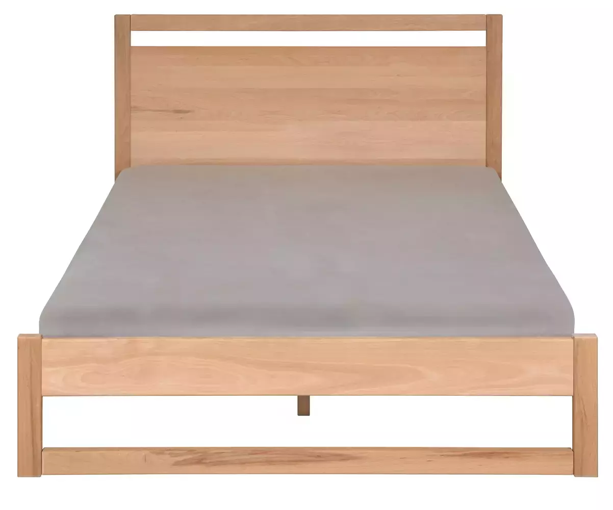 Lit double couchage Garay en bois massif Lit double couchage Garay en bois massif