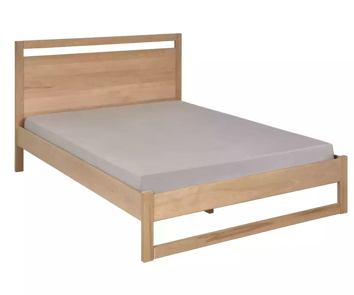 Lit en hêtre Garay 2 places avec matelas Lit en hêtre Garay 2 places avec matelas