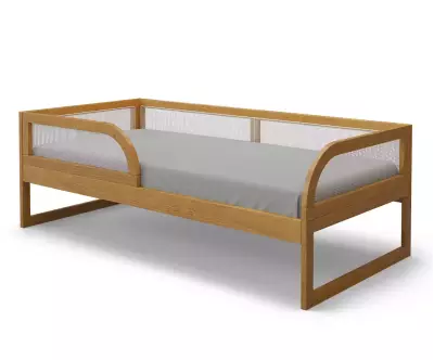 Lit gigogne Makau avec barrière et matelas en option