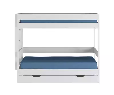 Lit superposé gigogne blanc Lakota 80x200