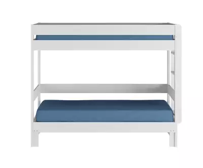 Lit superposé gigogne blanc Lakota 80x200 sans tiroir