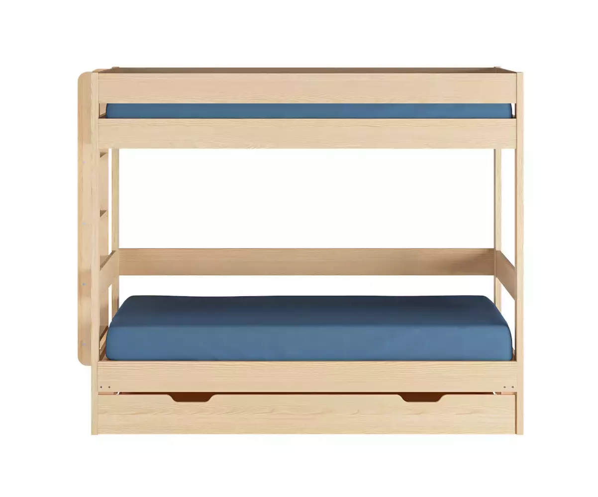 Lit superposé gigogne bois Lakota 80x200 Lit superposé gigogne bois Lakota 80x200