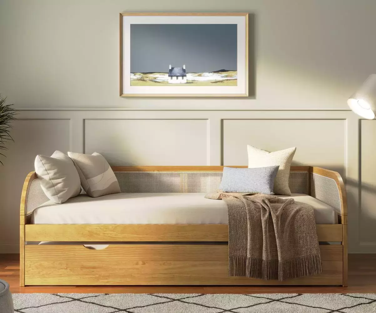 Lit Makau avec sommier gigogne avec matelas Lit Makau avec sommier gigogne avec matelas