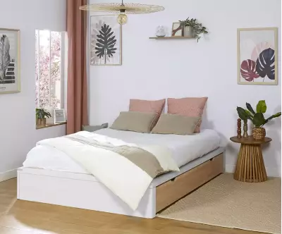 Lit Akara avec matelas aménage votre chambre à coucher