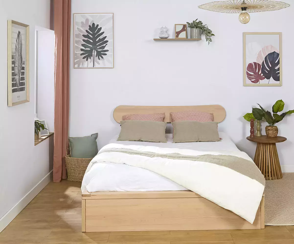 Lit Akara avec matelas apporte une touche de charme aux styles modernes Lit Akara avec matelas apporte une touche de charme aux styles modernes