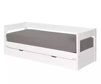 Lit gigogne Lakota blanc 80x200
