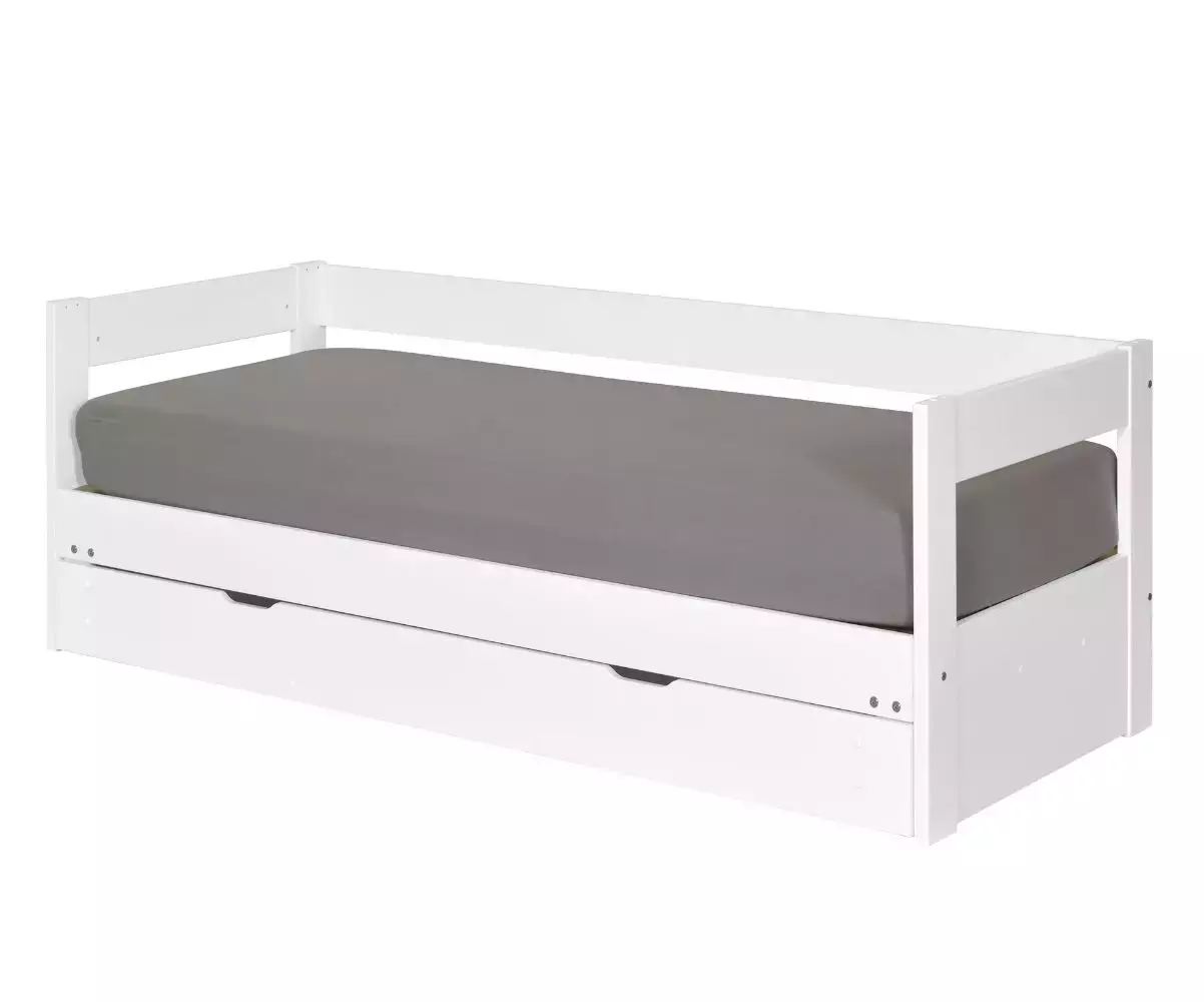 Lit gigogne Lakota blanc 80x200 Lit gigogne Lakota blanc 80x200