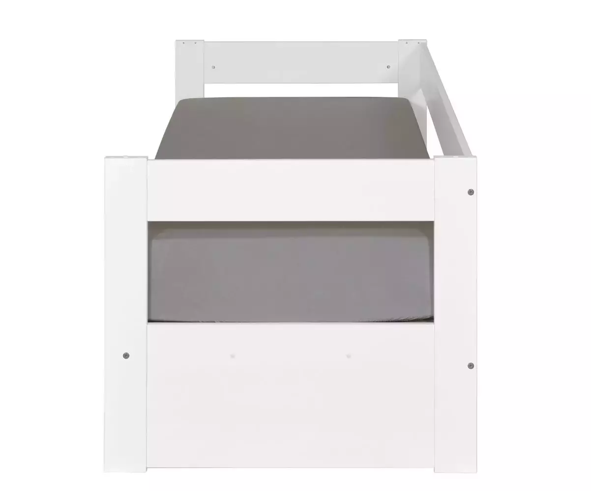 Lit gigogne Lakota blanc 80x200 de côté Lit gigogne Lakota blanc 80x200 de côté