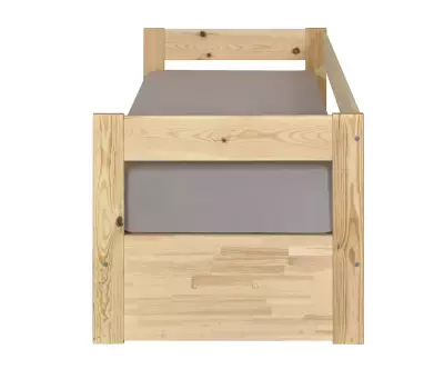 Lit gigogne Lakota bois 80x200 de côté