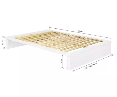 Dimension du Lit Akara avec tête de lit Hooker